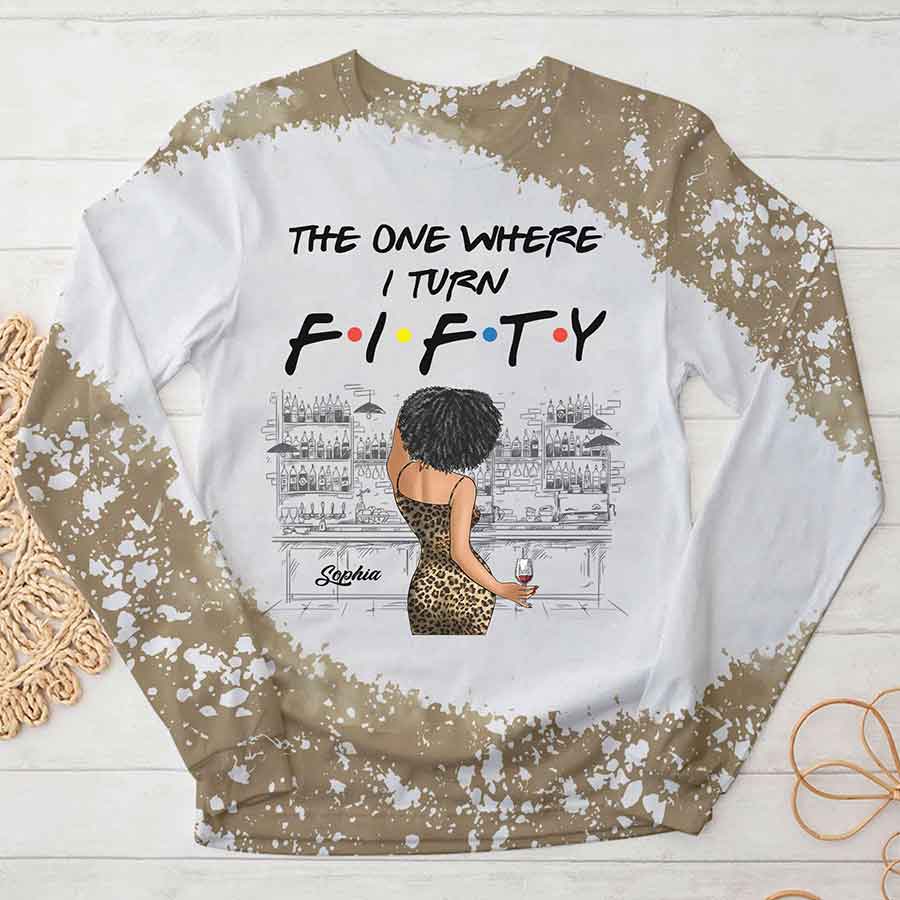 50th Birthday Shirts, Custom Birthday Shirts, Turning 50 Shirt, Gifts For Women Turning 50, 50 And Fabulous Shirt-YPT-HCT