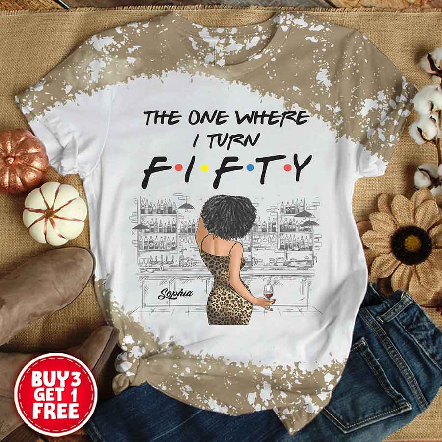 50th Birthday Shirts, Custom Birthday Shirts, Turning 50 Shirt, Gifts For Women Turning 50, 50 And Fabulous Shirt-YPT-HCT