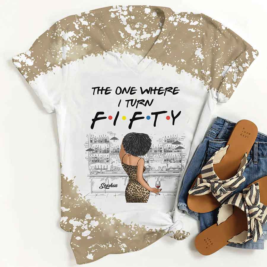 50th Birthday Shirts, Custom Birthday Shirts, Turning 50 Shirt, Gifts For Women Turning 50, 50 And Fabulous Shirt-YPT-HCT