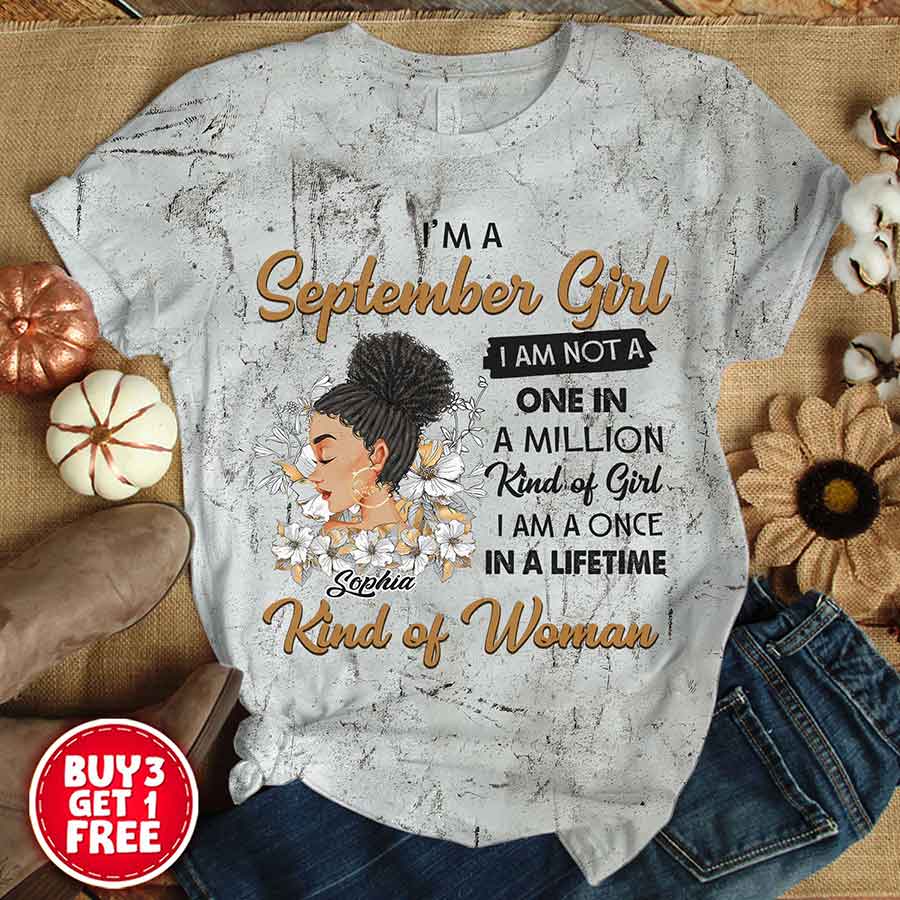 September Birthday Shirt, Custom Birthday Shirt, Queens are Born In September, September Birthday Shirts For Woman, September Birthday Gifts-YPT-HCT