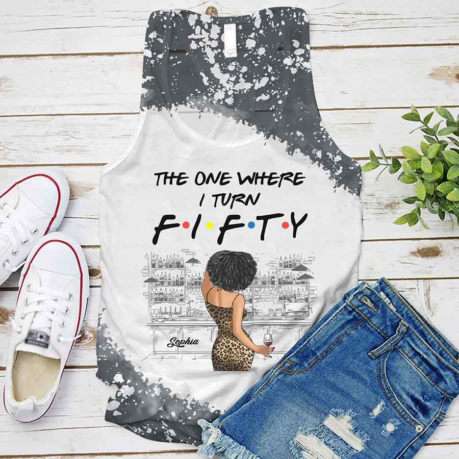 50th Birthday Shirts, Custom Birthday Shirts, Turning 50 Shirt, Gifts For Women Turning 50, 50 And Fabulous Shirt-YPT-HCT