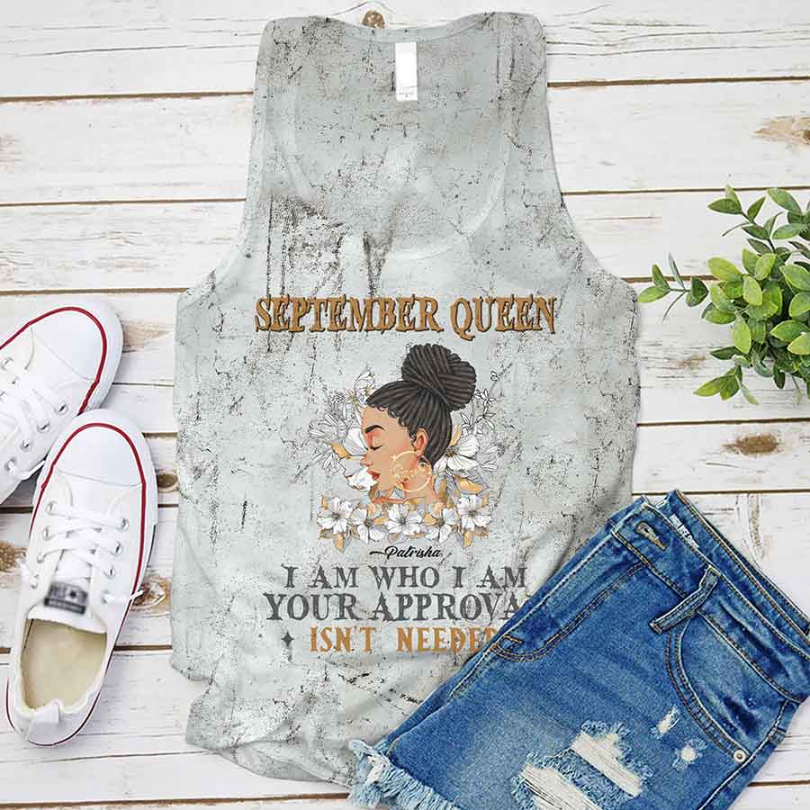 September Birthday Shirt, Custom Birthday Shirt, Queens are Born In September, September Birthday Shirts For Woman, September Birthday Gifts-YPT-HCT