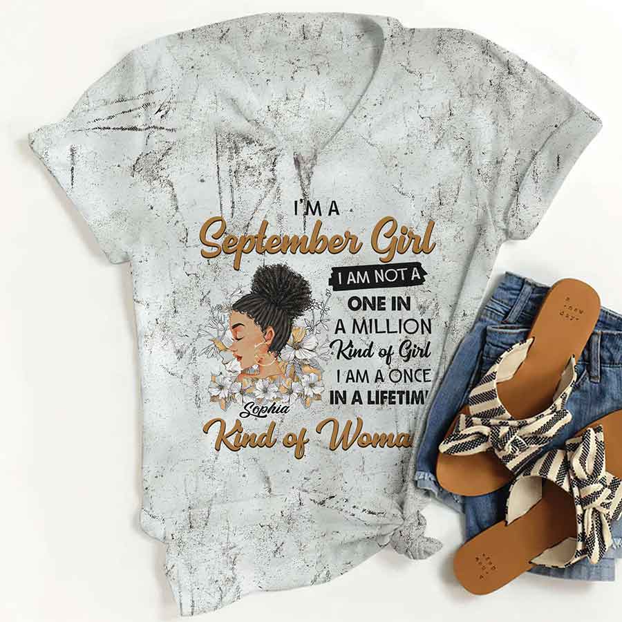 September Birthday Shirt, Custom Birthday Shirt, Queens are Born In September, September Birthday Shirts For Woman, September Birthday Gifts-YPT-HCT