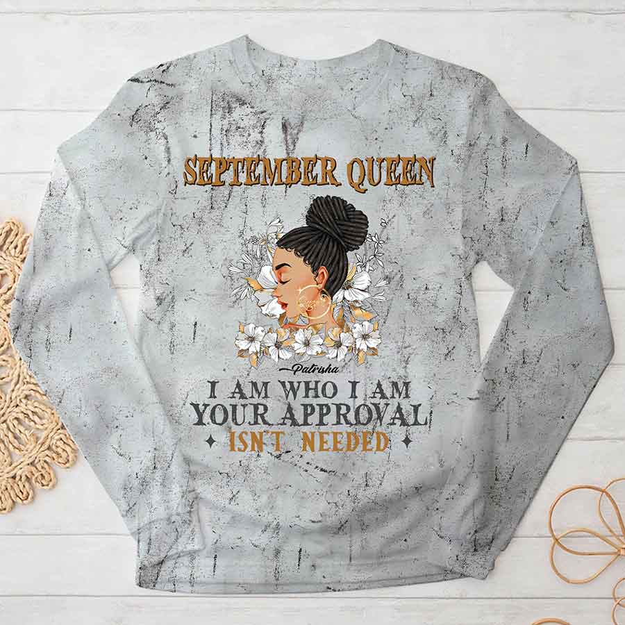 September Birthday Shirt, Custom Birthday Shirt, Queens are Born In September, September Birthday Shirts For Woman, September Birthday Gifts-YPT-HCT