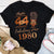Chapter 44, Fabulous Since 1980 44th Birthday Unique T Shirt For Woman, Her Gifts For 44 Years Old , Turning 44 Birthday Cotton Shirt TLQ