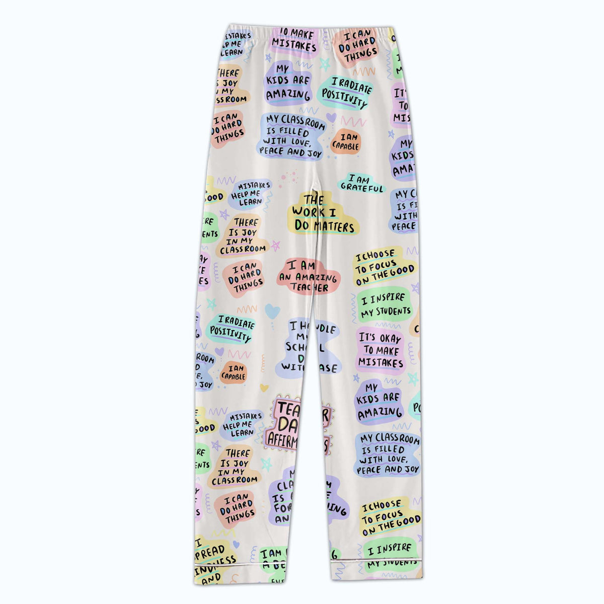 Personalized Women's Pajama Set, Gift For Teacher - Love Teacher Life Gift