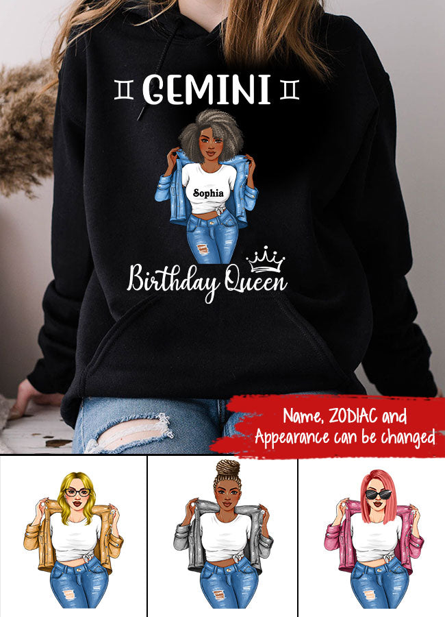 Personalized Birthday Shirts, Zodiac T Shirt, Zodiac Signs Shirt, Gemini Birthday T Shirt, Custom Birthday Gifts