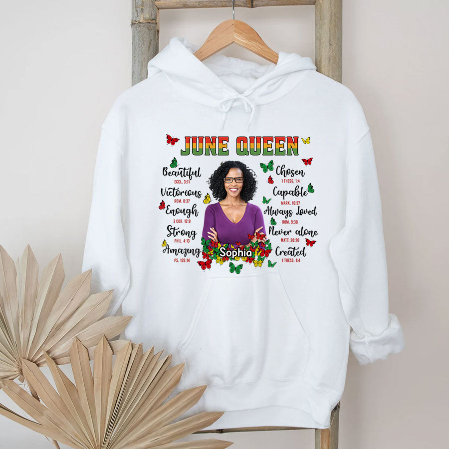 Personalized Shirt - Juneteenth T Shirt, Black Women&#39;s Juneteenth T Shirt, Juneteenth Shirt Ideas, Black History Gift For Black Woman