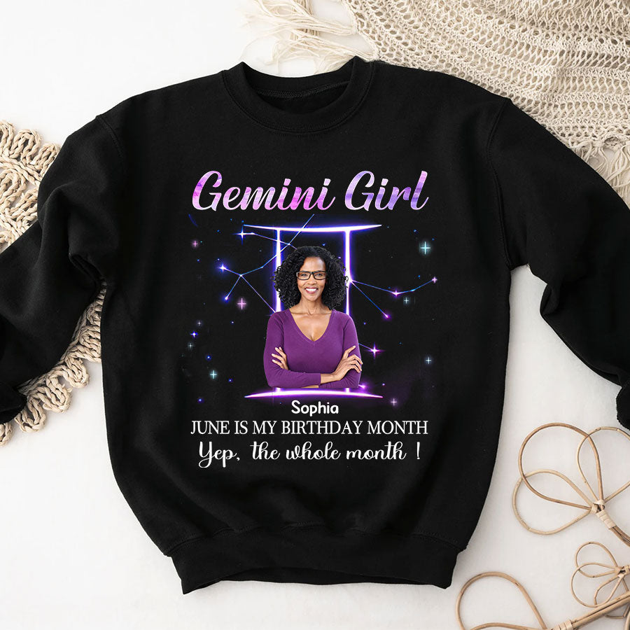 Personalized Birthday Shirts, Zodiac T Shirt, Zodiac Signs Shirt, Gemini Birthday T Shirt, Custom Birthday Gifts