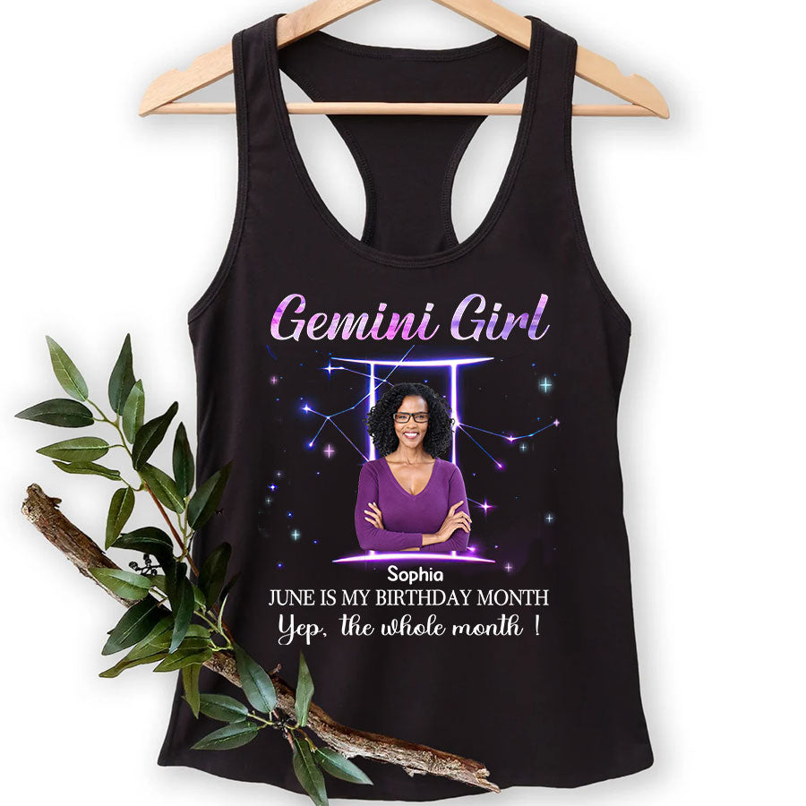 Personalized Birthday Shirts, Zodiac T Shirt, Zodiac Signs Shirt, Gemini Birthday T Shirt, Custom Birthday Gifts