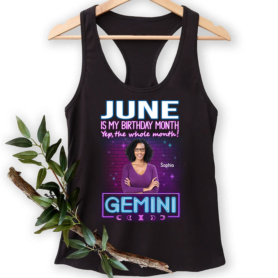 Personalized Birthday Shirts, Zodiac T Shirt, Zodiac Signs Shirt, Gemini Birthday T Shirt, Custom Birthday Gifts