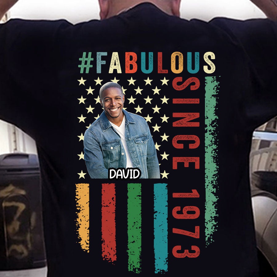 50th Birthday Shirts, Custom Birthday Shirts, Turning 50 Shirt, Gifts For Men Turning 50, 50 And Fabulous Shirt, 1973 Shirt, 50th Birthday Shirts For Him