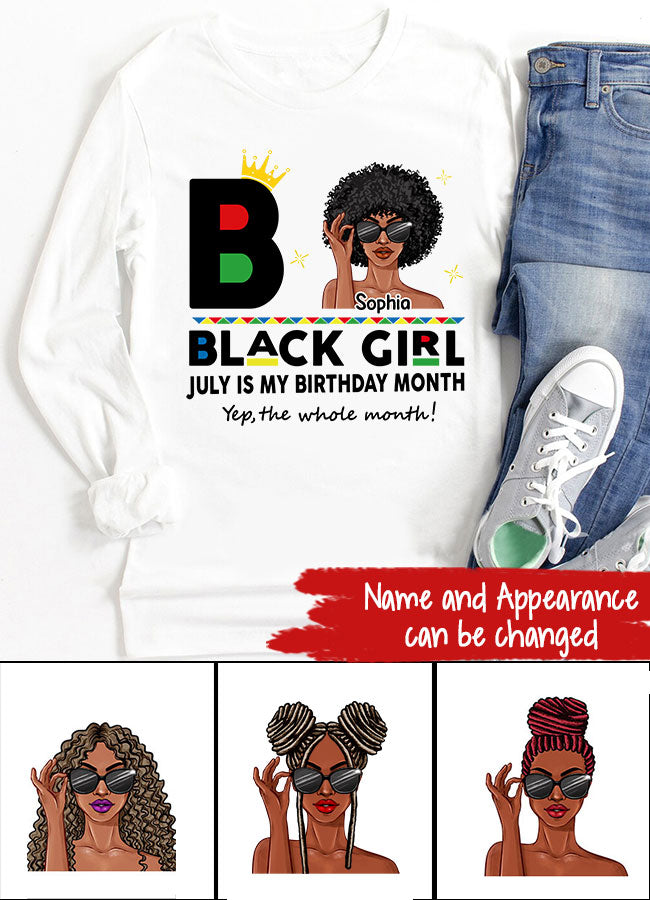 July Birthday Shirt, Custom Birthday Shirt, Queens Are Born In July, July Birthday Shirts For Woman, July Birthday Gifts