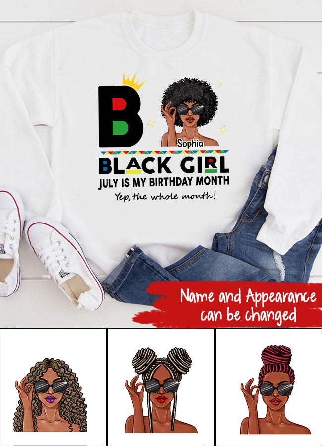 July Birthday Shirt, Custom Birthday Shirt, Queens Are Born In July, July Birthday Shirts For Woman, July Birthday Gifts