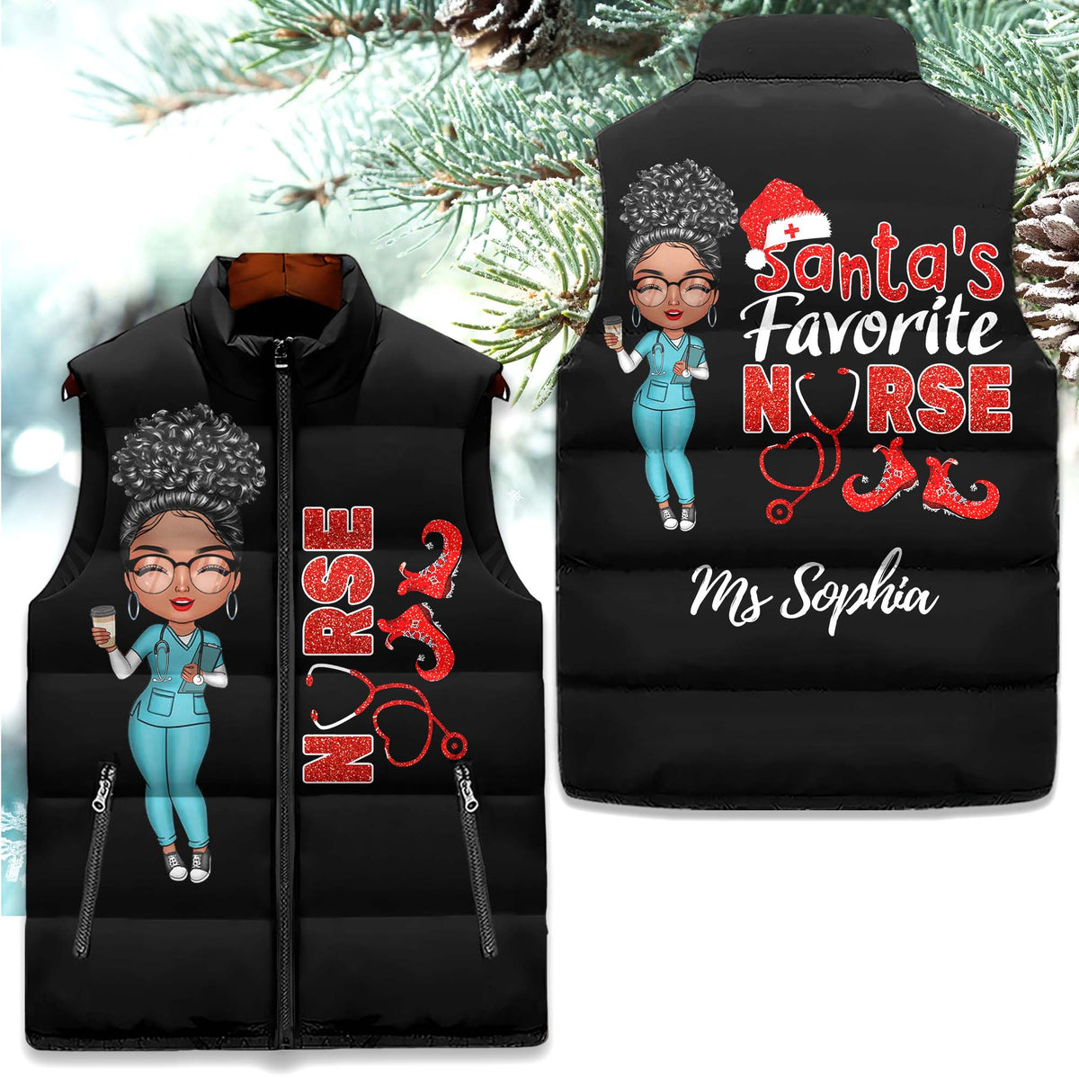 Puffer Vest -Personalized Gift Ideas For Nurse