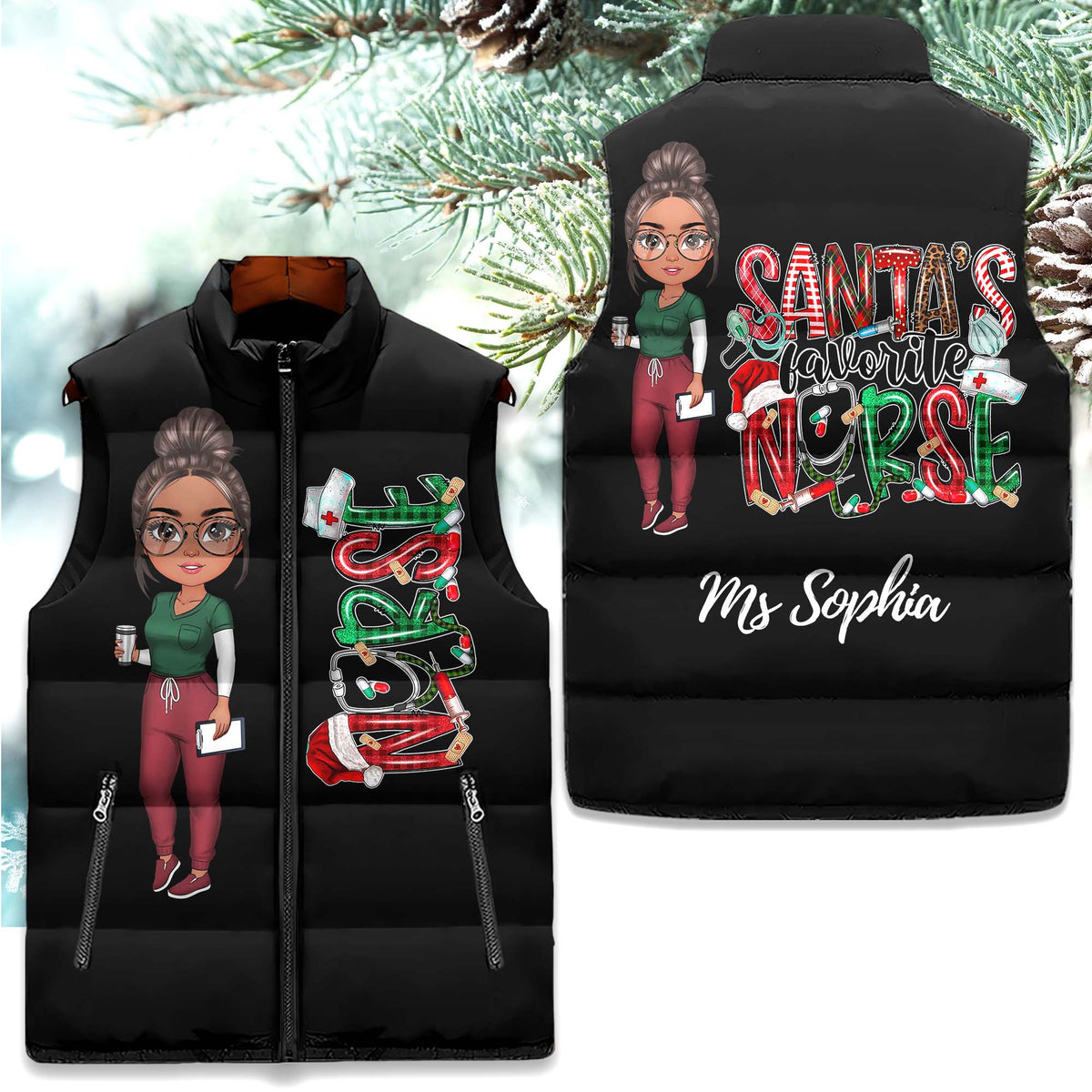 Puffer Vest - Personalized Gift Ideas For Nurse