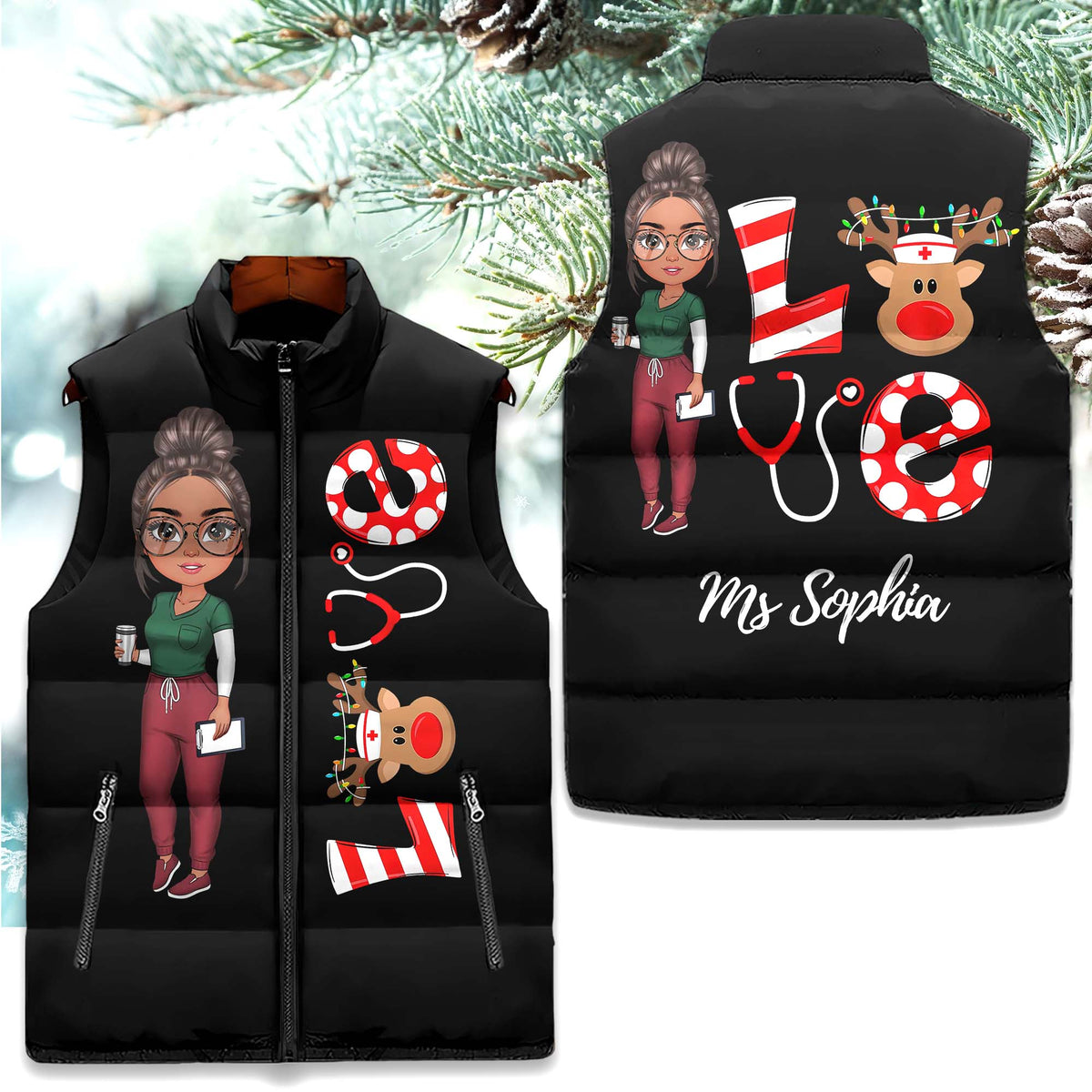 Puffer Vest -Personalized Gift Ideas For Nurse