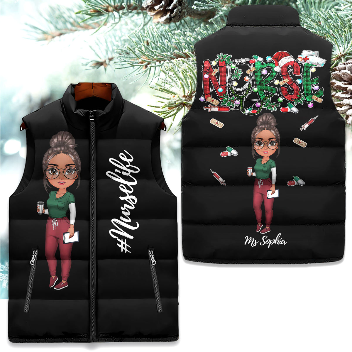 Puffer Vest - Personalized Gift Ideas For Nurse