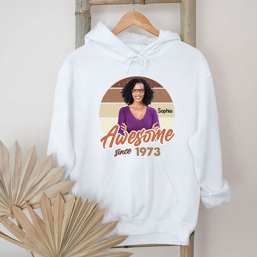 Custom Birthday Shirts, Gifts For Women Turning 50, 50 And Fabulous Shirt, 50th Birthday Shirts For Her