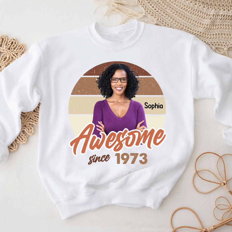 Custom Birthday Shirts, Gifts For Women Turning 50, 50 And Fabulous Shirt, 50th Birthday Shirts For Her