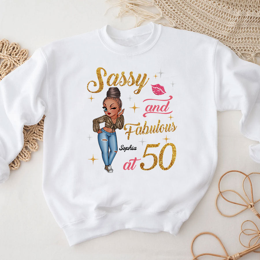 50th Birthday Shirts, Custom Birthday Shirts, Turning 50 Shirt, Gifts For Women Turning 50, 50 And Fabulous Shirt, 50th Birthday Shirts For Her