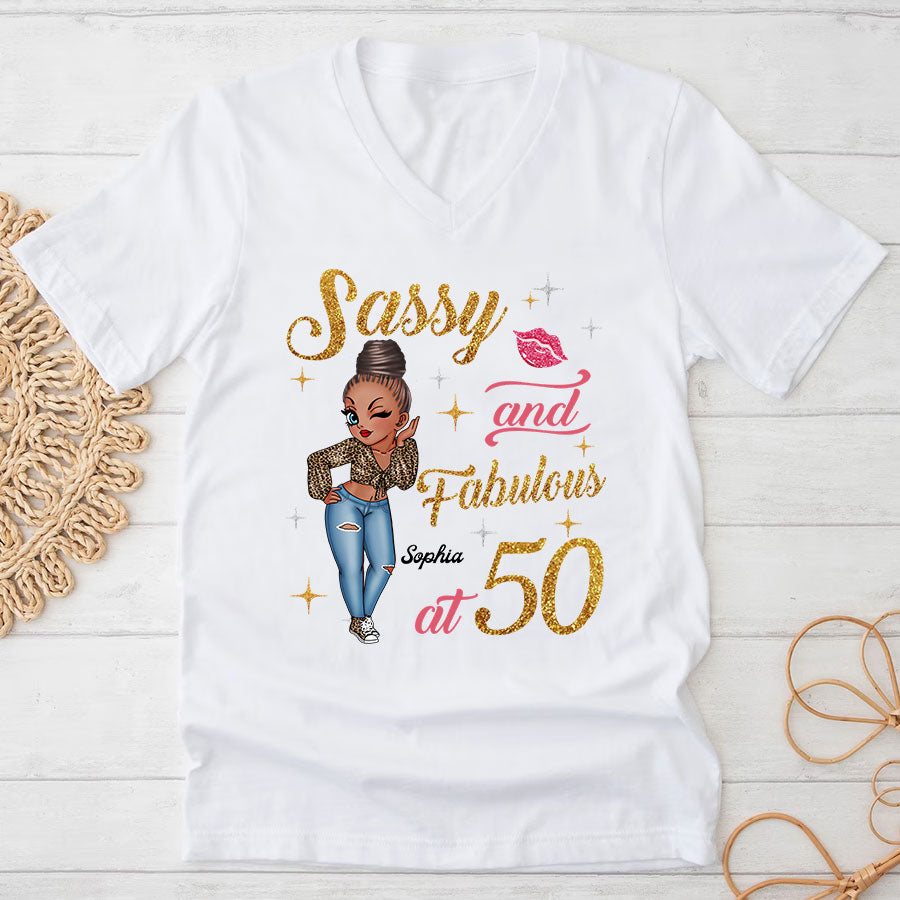 50th Birthday Shirts, Custom Birthday Shirts, Turning 50 Shirt, Gifts For Women Turning 50, 50 And Fabulous Shirt, 50th Birthday Shirts For Her