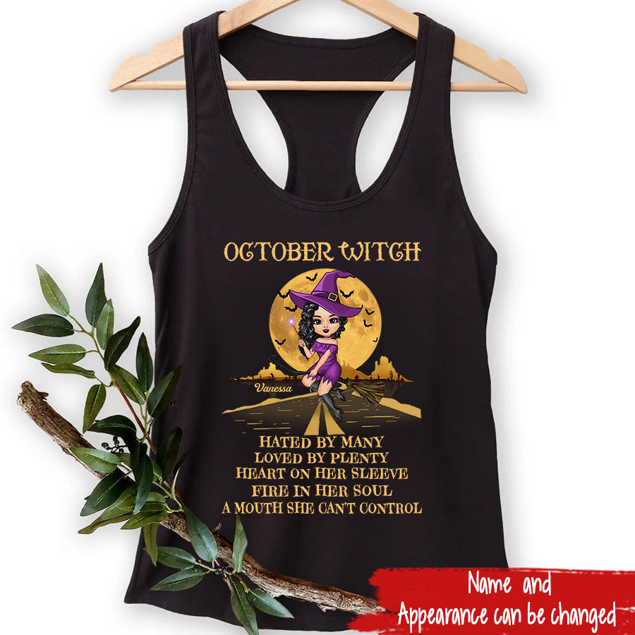 October Birthday Shirt, Custom Birthday Shirt, Queen Was Born In October Birthday Shirts For Woman