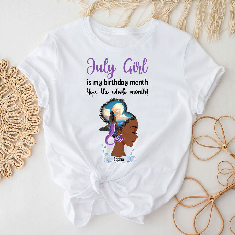 July Birthday Shirt, Custom Birthday Shirt, Queens Born In July, July Birthday Shirts For Woman, July Birthday Gifts