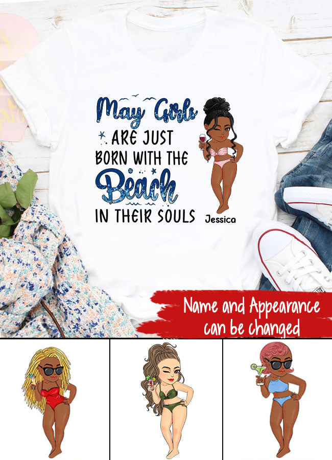 May Birthday Shirt, Custom Birthday Shirt, Queens Born In May, May Birthday Gifts, May Shirts For Woman, Beach Lover