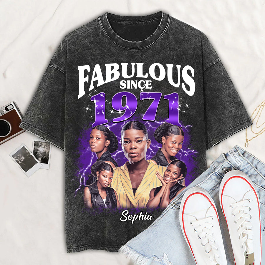 Chapter 53, Fabulous Since 1971 53rd Birthday Unique T Shirt For Woman, Her Gifts For 53 Years Old , Turning 53 Birthday Cotton Shirt - HMT