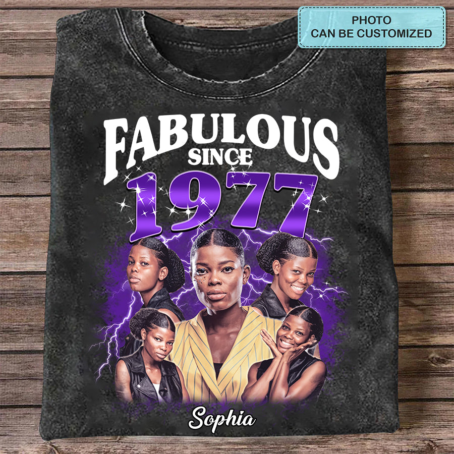 Chapter 47, Fabulous Since 1977 47th Birthday Unique T Shirt For Woman, Her Gifts For 47 Years Old , Turning 47 Birthday Cotton Shirt - HMT