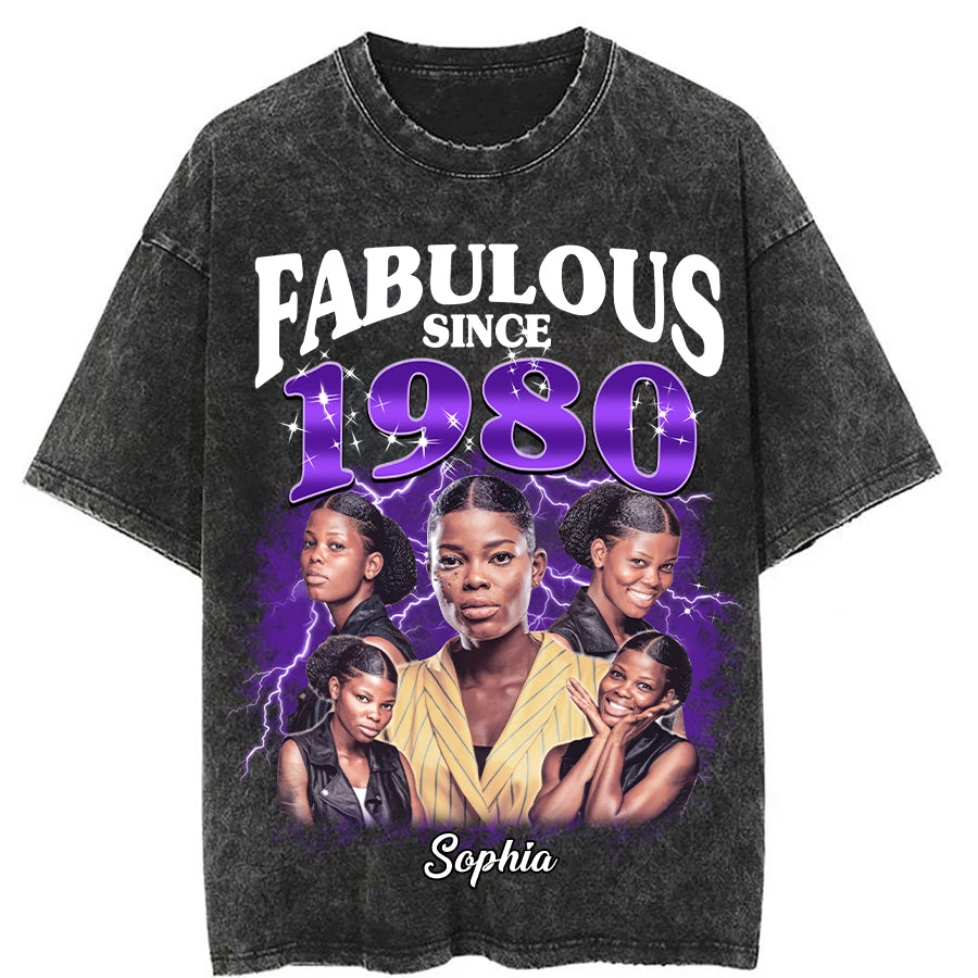 Chapter 44, Fabulous Since 1980 44th Birthday Unique T Shirt For Woman, Her Gifts For 44 Years Old , Turning 44 Birthday Cotton Shirt - HMT