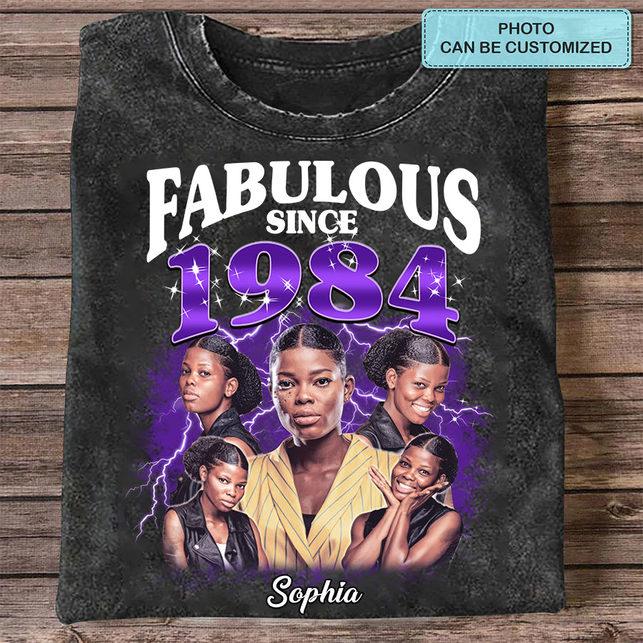 Chapter 40, Fabulous Since 1984 40th Birthday Unique T Shirt For Woman, Her Gifts For 40 Years Old , Turning 40 Birthday Cotton Shirt - HMT