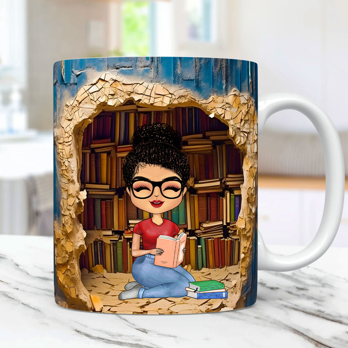 Personalized Mug For Book Lovers, Reading Gifts For Women