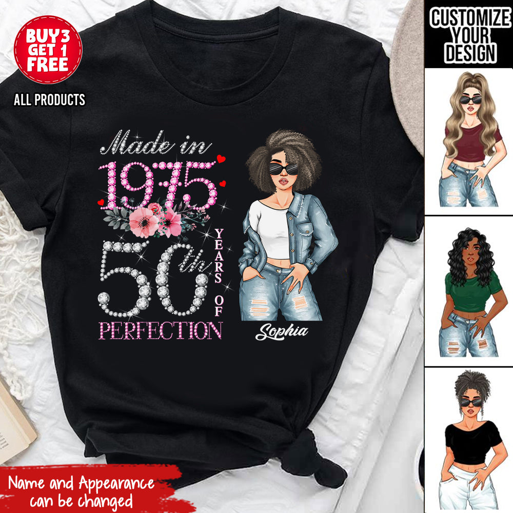 50th Birthday Shirts, Custom Birthday Shirts, Turning 50 Shirt, Gifts For Women Turning 50, 50th Birthday Shirts For Her-YPT-HCT