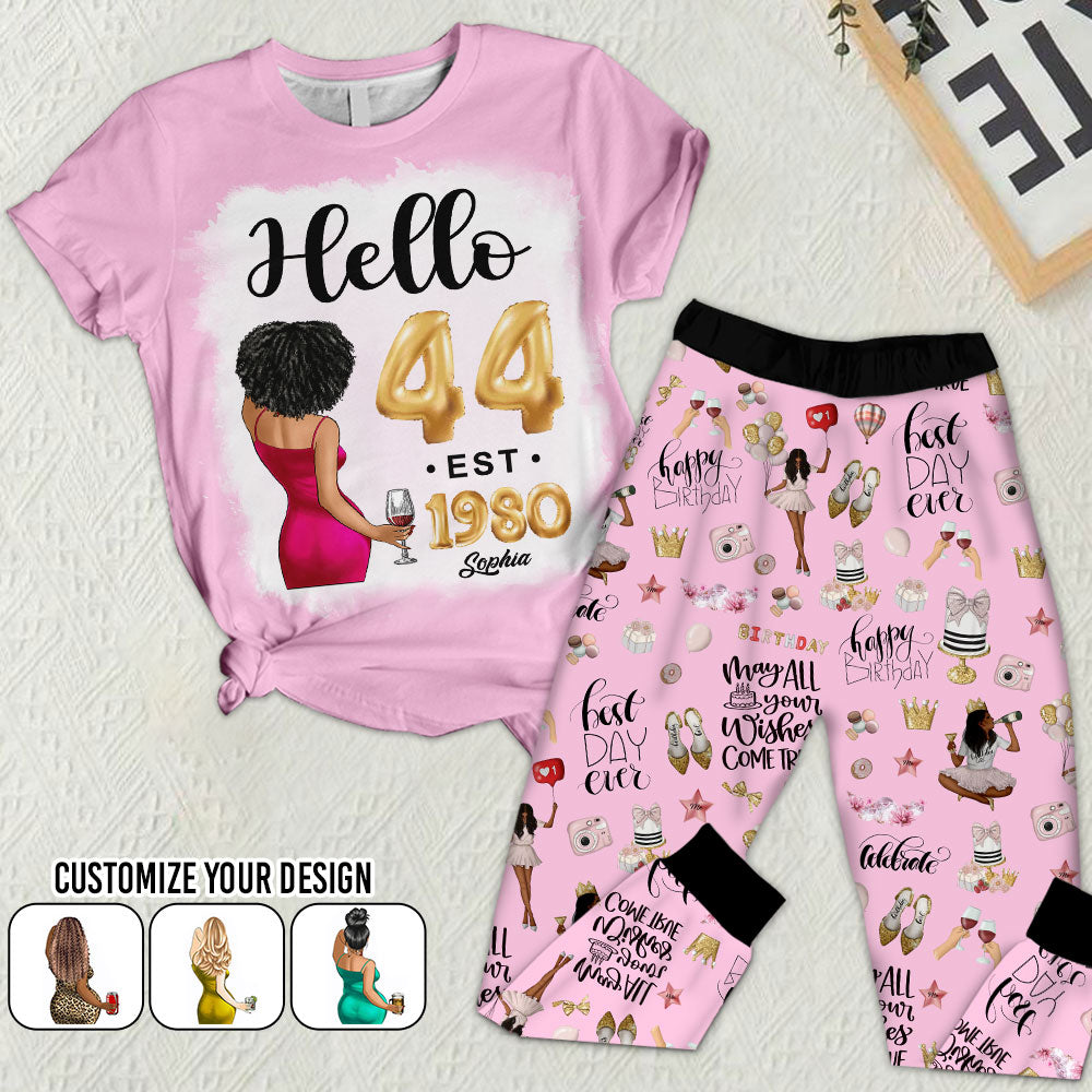 Premium Pajamas Set - Gift Ideas For 44th Birthday, 1980 Birthday Gifts Ideas, Gift Ideas 44th Birthday Woman - TLQ