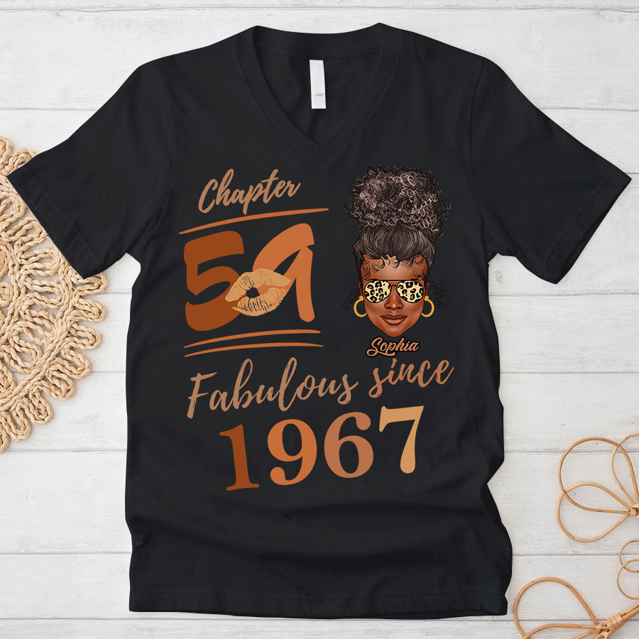 Chapter 59, Fabulous Since 1967 59th Birthday Unique T Shirt For Woman, Her Gifts For 59 Years Old , Turning 59 Birthday Cotton Shirt TLQ