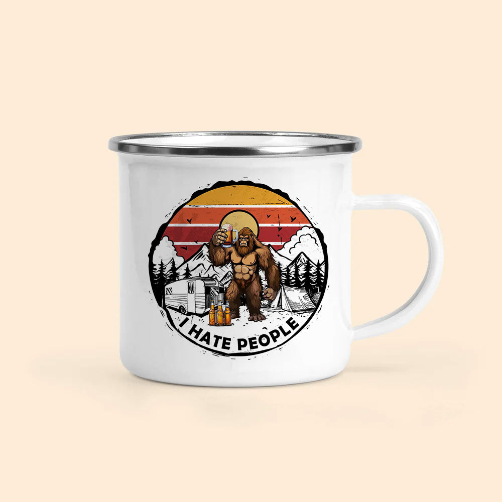 I Hate People Camping Mug, Custom Camping Mug, Campers Gift, Camping Lover Mug