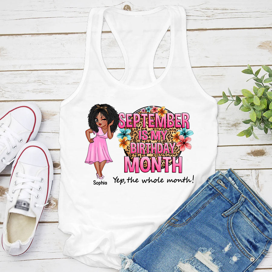September Birthday Shirt, Custom Birthday Shirt, Queens Born In September, September Birthday Shirts For Woman