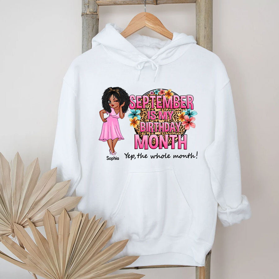 September Birthday Shirt, Custom Birthday Shirt, Queens Born In September, September Birthday Shirts For Woman