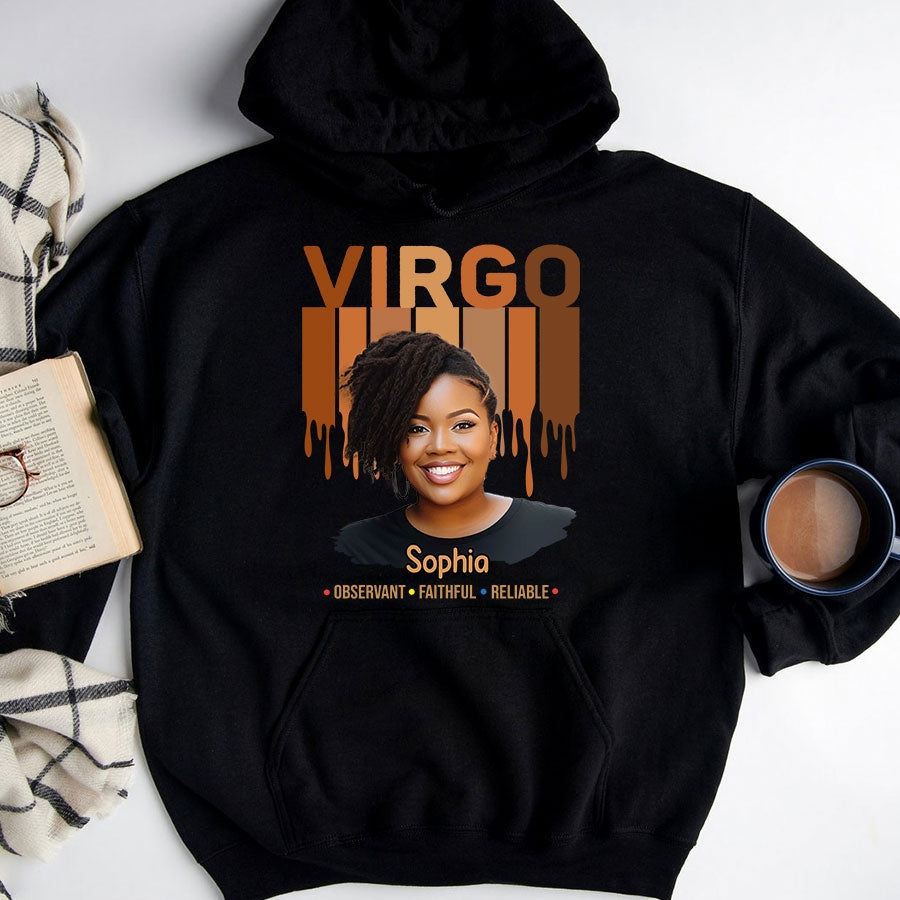 Custom Birthday Shirt, Virgo Zodiac T Shirt, Virgo Birthday Shirt, Virgo T Shirts For Ladies, Virgo Queen T Shirt