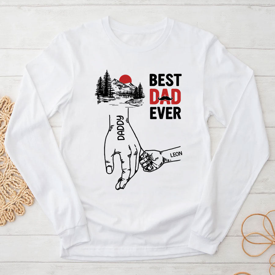 First Fathers Day Gift-Best Dad Ever, Custom Father's day shirts, Best Gifts For New Dads, First Fathers Day Gift Ideas