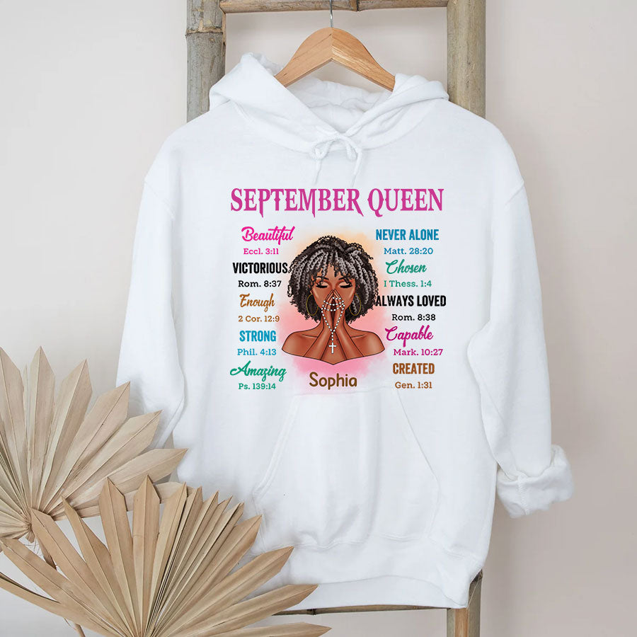 September Birthday Shirt, Custom Birthday Shirt, September Birthday Shirts For Woman, September Birthday Gifts