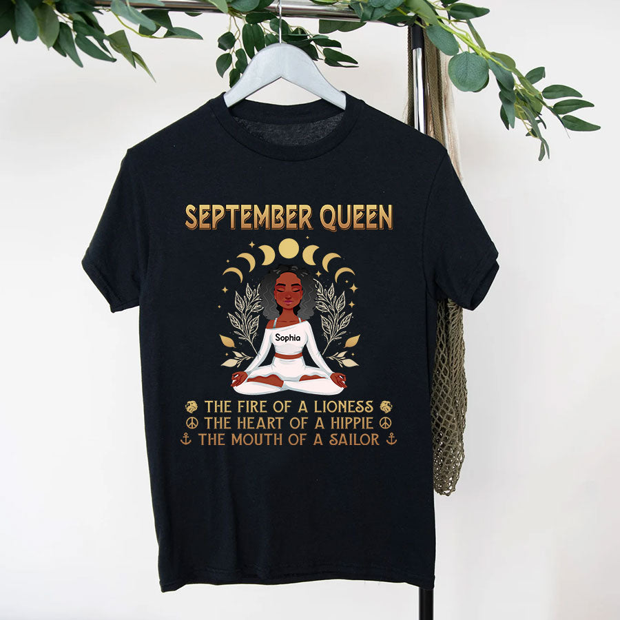 September Birthday Shirt, Custom Birthday Shirt, September Birthday Shirts For Woman, September Birthday Gifts