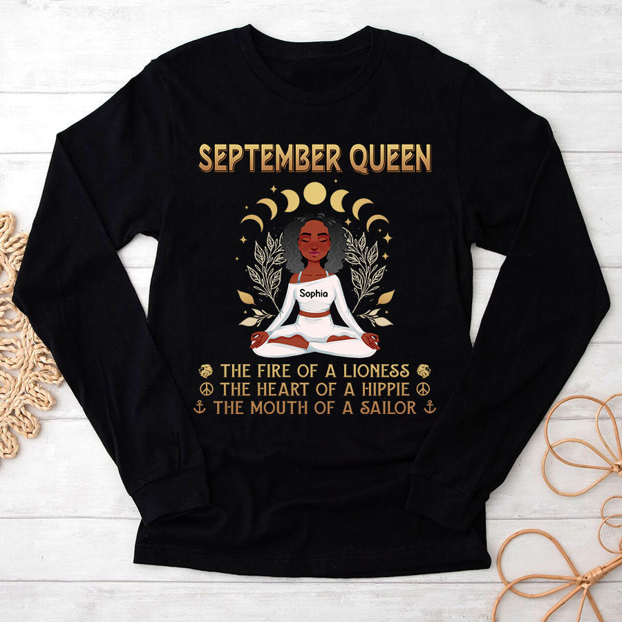September Birthday Shirt, Custom Birthday Shirt, September Birthday Shirts For Woman, September Birthday Gifts