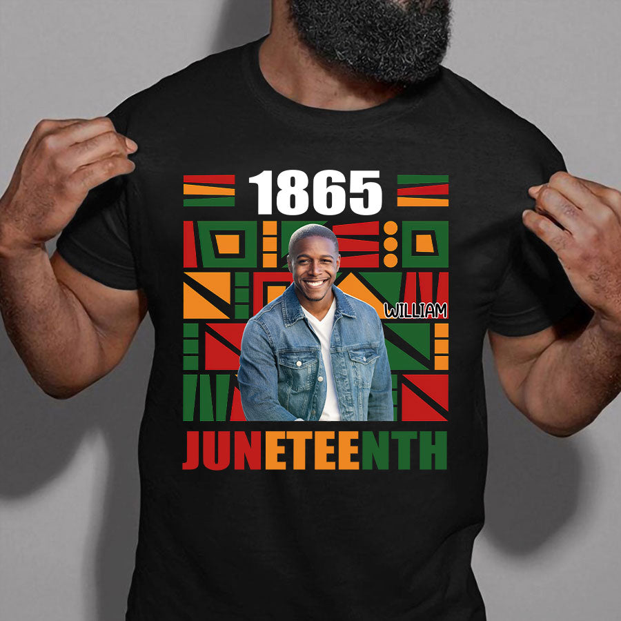 Personalized Shirt - Juneteenth T Shirt, Black Men&#39;s Juneteenth T Shirt, Juneteenth Shirt Ideas, Black History Gift For Black Men