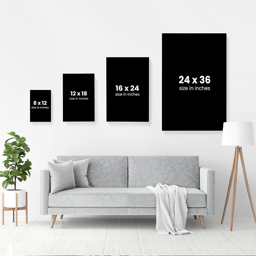 Personalized Poster - Canvas - Gift For Yoga Lover, Custom Birthday Gifts, September Birthday Gifts For Woman