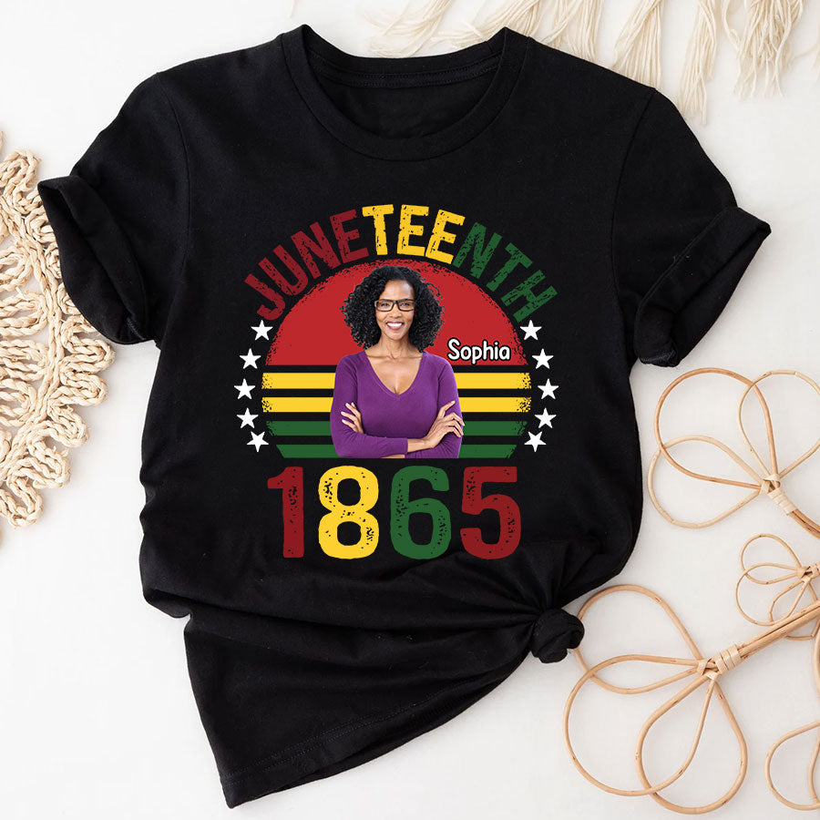 Personalized Shirt - Juneteenth T Shirt, Black Women&#39;s Juneteenth t shirt, Juneteenth shirt ideas, Black History Gift For Black Woman