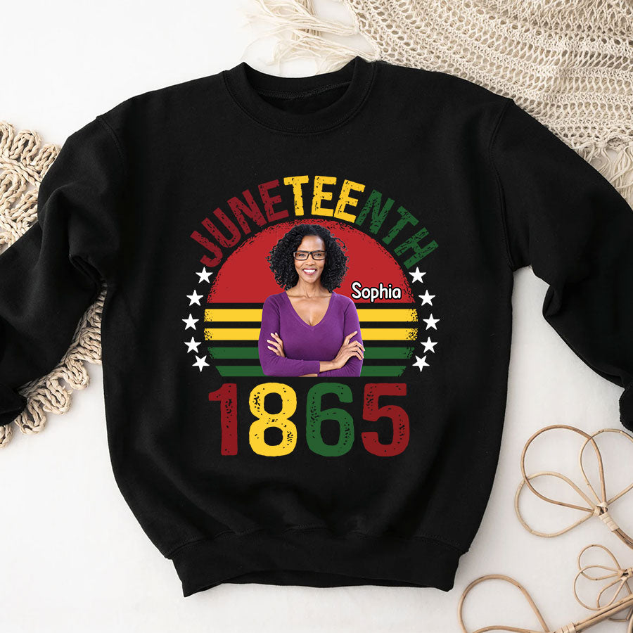 Personalized Shirt - Juneteenth T Shirt, Black Women&#39;s Juneteenth t shirt, Juneteenth shirt ideas, Black History Gift For Black Woman