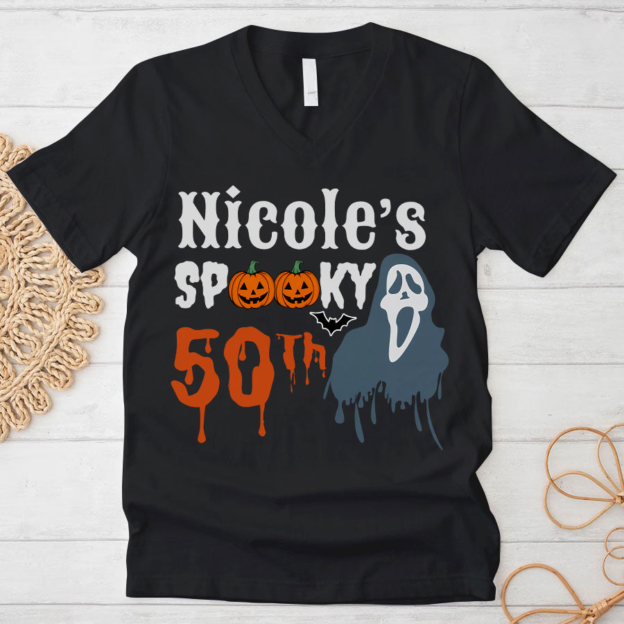 50&#39;s Birthday Shirt, 50th Birthday Unique T Shirt For Woman, Custom Birthday Shirt, Her Gifts For 50 Years Old-YPT-TLQ